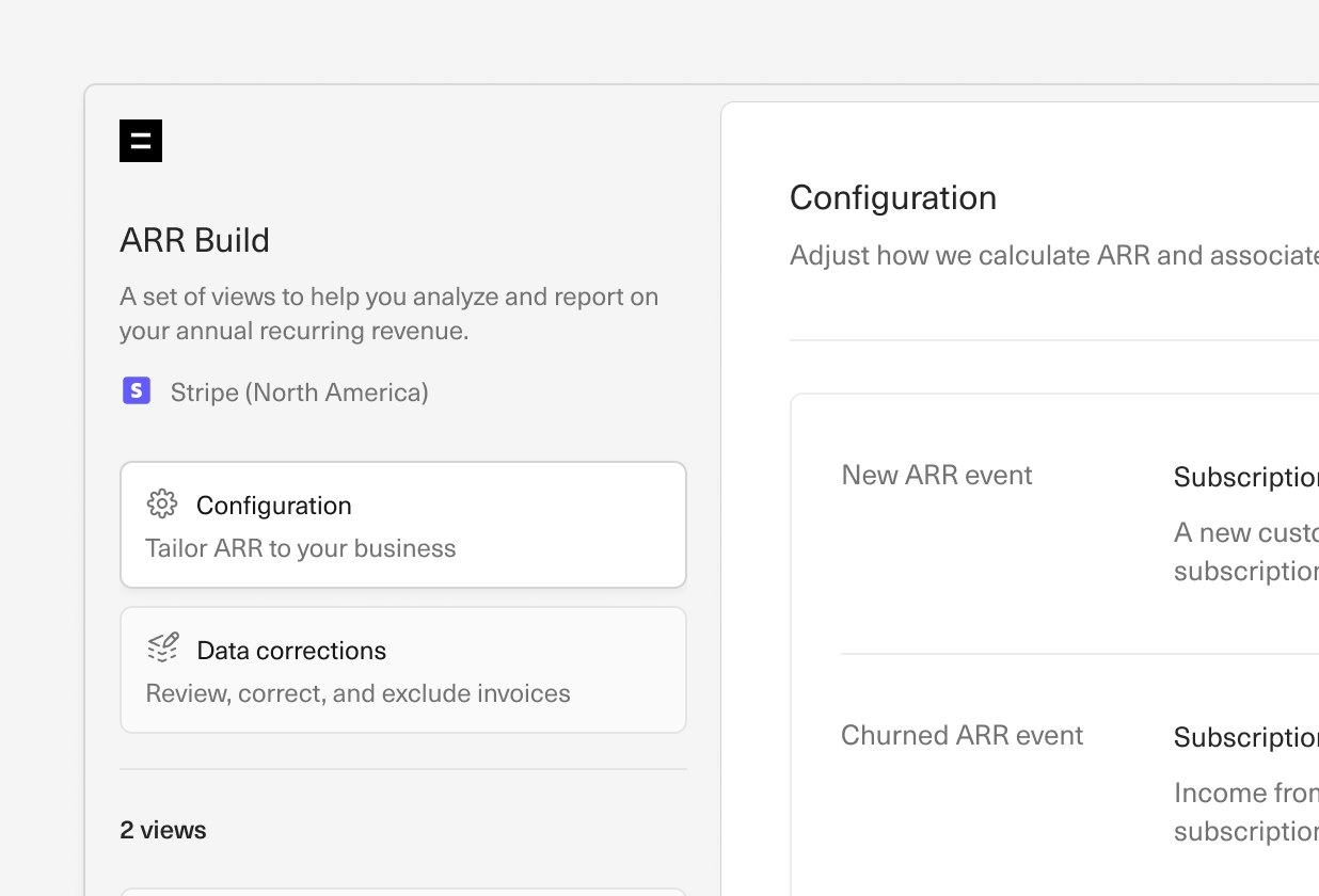 A portion of our ARR Build configuration settings and override screen.